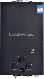 Geiser propane gas water heater 10 liter wit