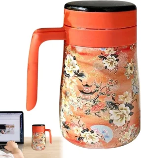 Geïsoleerde theepotdispenser 550 ml oranje
