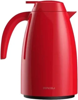 Geïsoleerde thermoskan dispenser rood