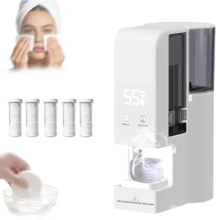 Gezichtsdoekdispenser - Handdoekverwarmer Wit
