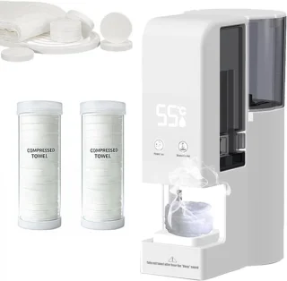 Gezichtshanddoek dispenser - wit