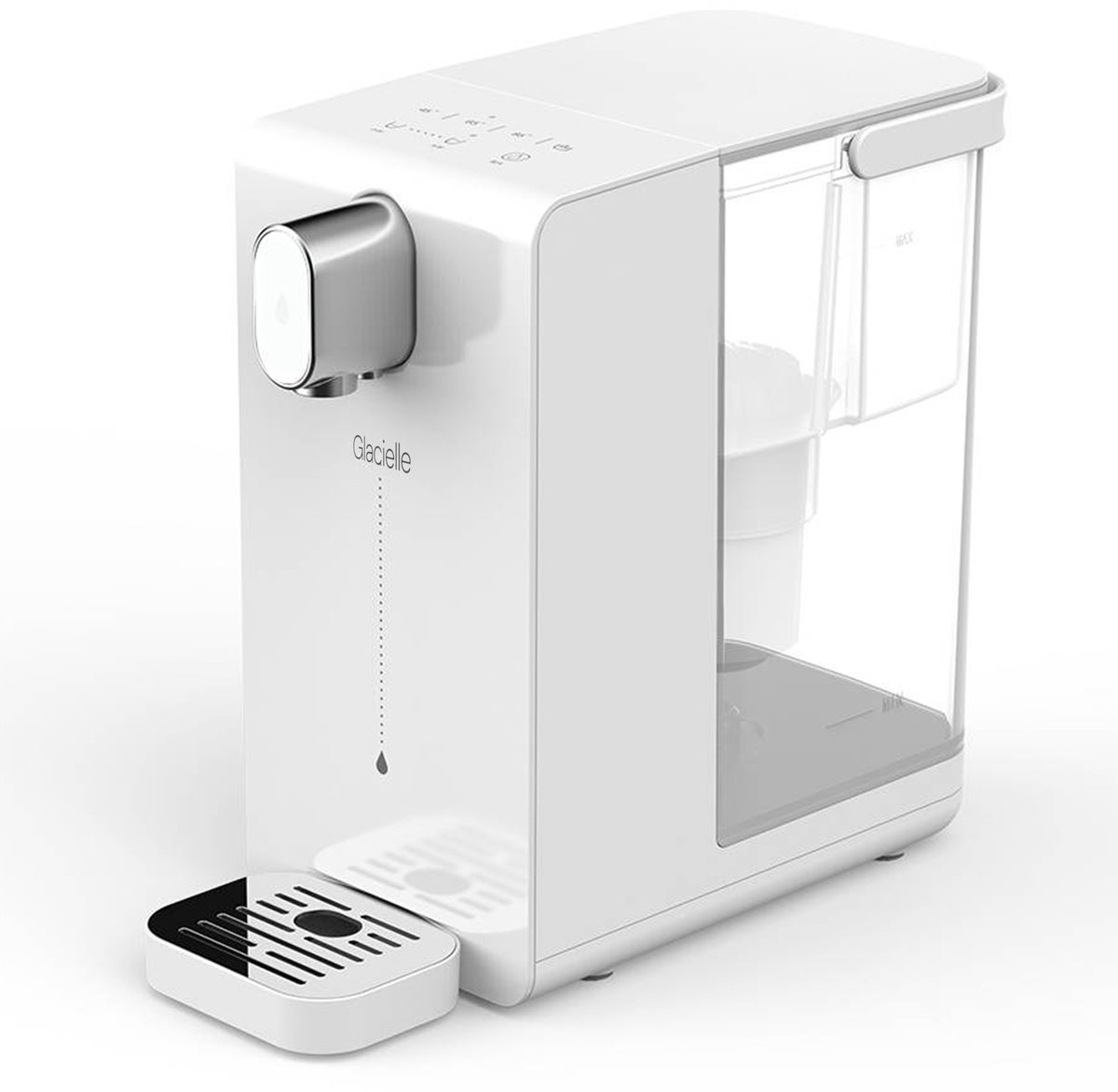 De Glacielle Heetwaterdispenser 3.4L Wit in één oogopslag