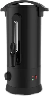 Glühweinketel 10L zwart - 1500W - heetwaterdispenser met tapkraan