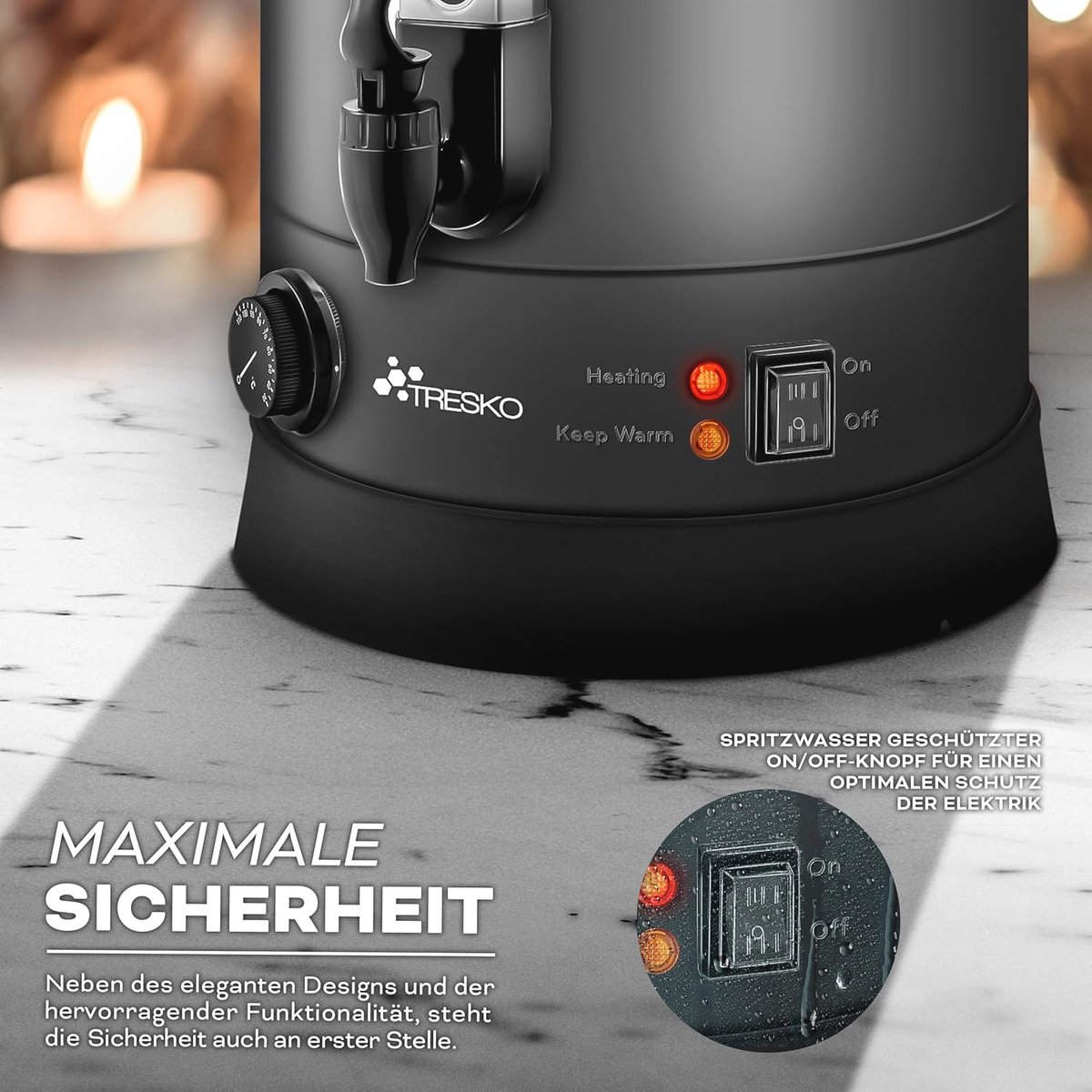 Glühweinkoker RVS 6,8L