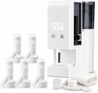 Handdoek warmer dispenser wit