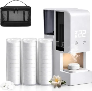 Handdoekdispenser - handdoekwarmer - wit