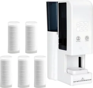 Handdoekdispenser met verwarmer - wit