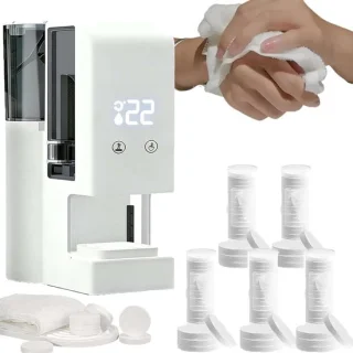 Handdoekverwarmer Dispenser 500 ml Wit