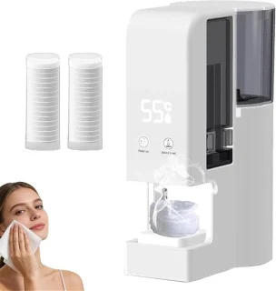 Handdoekwarmer dispenser wit