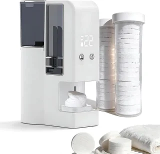 Handdoekwarmer dispenser wit