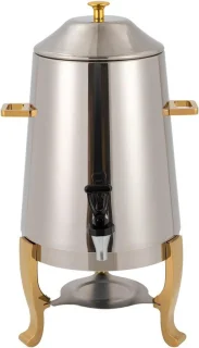 Heetwater dispenser thermoskan pompkan 13 liter zilver