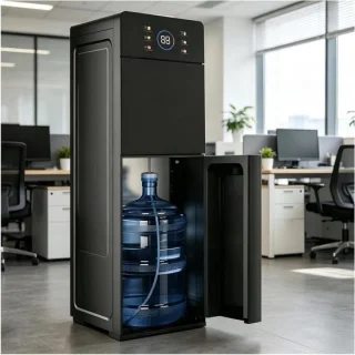 Heetwater- en waterkoelerdispenser zwart