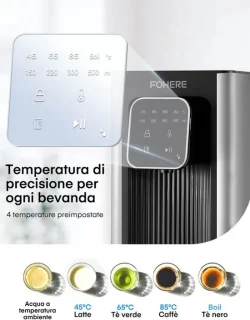 Heetwaterdispenser 2,5 liter – ABS en RVS