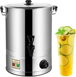 Heetwaterdispenser 30 liter zilver