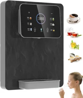Heetwaterdispenser 312 x 16 x 40 cm zwart