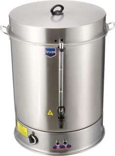Heetwaterdispenser 50 liter zilver