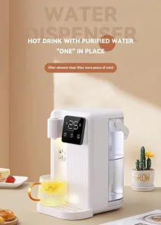 Heetwaterdispenser - Directe waterkoker - Zwart