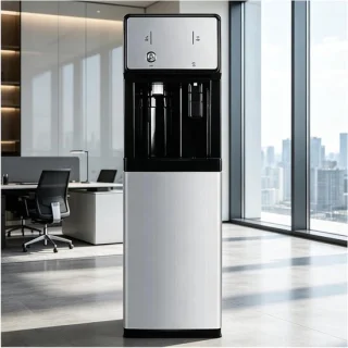 Heetwaterdispenser en waterkoeler wit