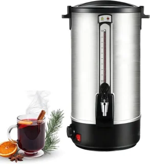 Heetwaterdispenser kookketel 20 liter zilver