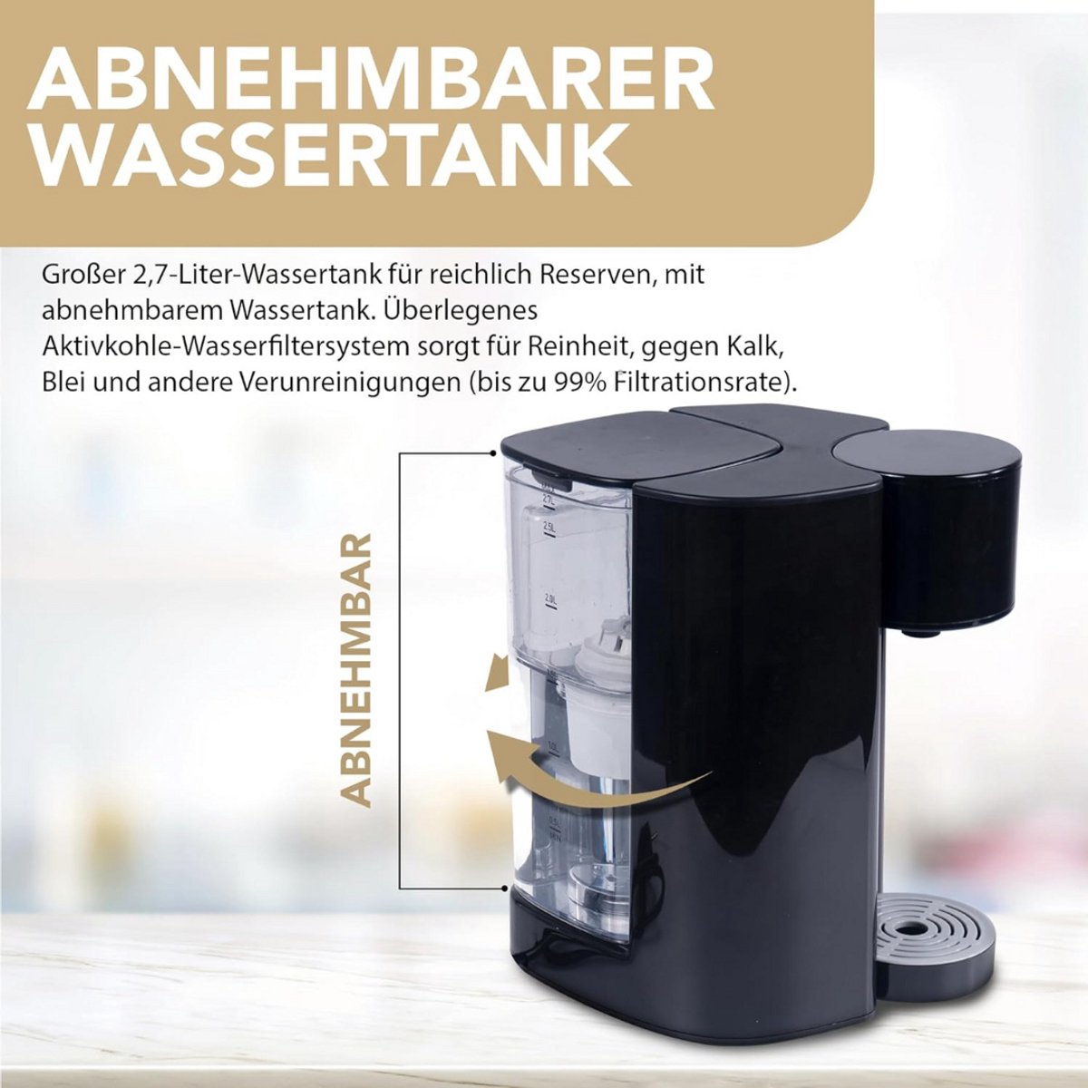 Heetwaterdispenser Warmwaterdispenser