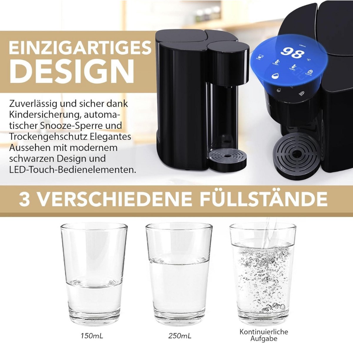 Heetwaterdispenser Warmwaterdispenser