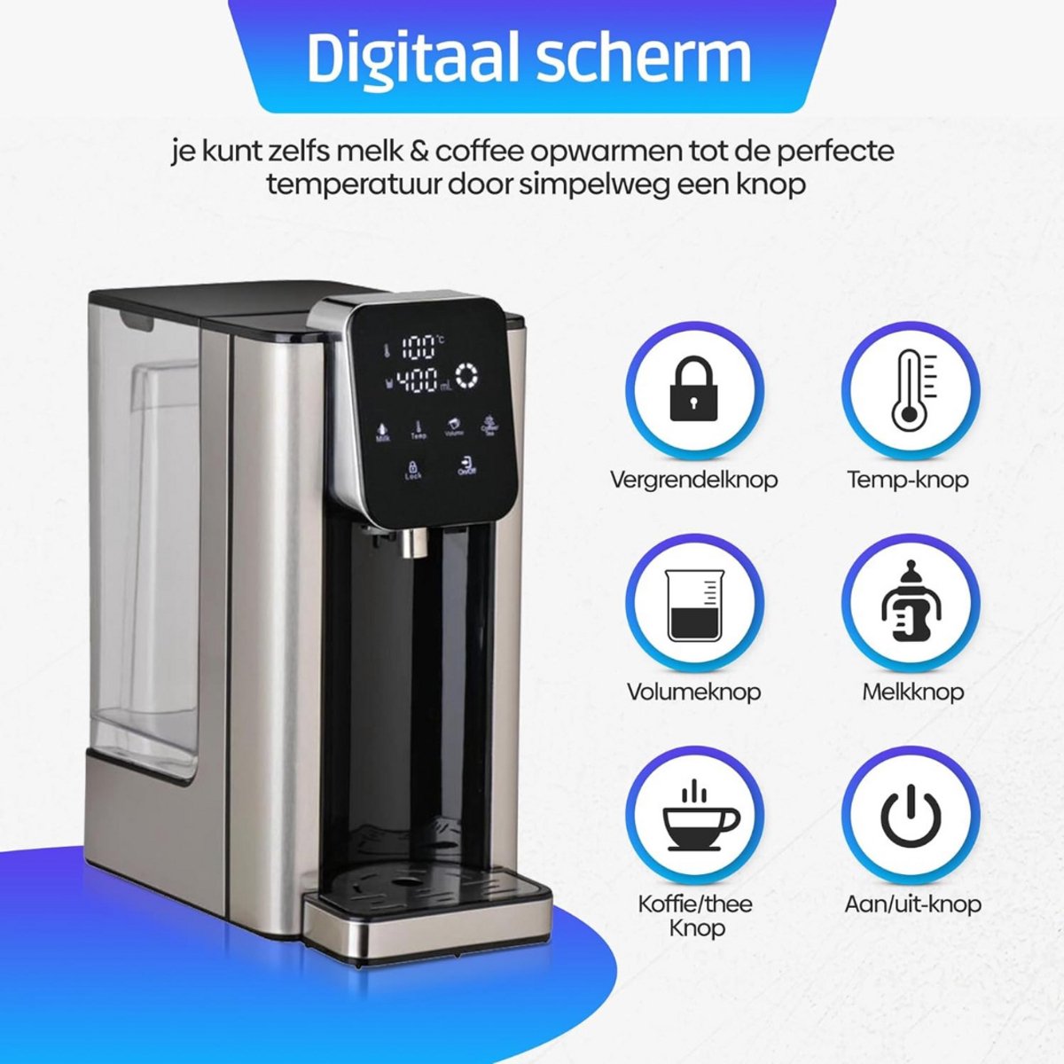 Heetwaterdispenser Warmwaterdispenser Heetwatertap