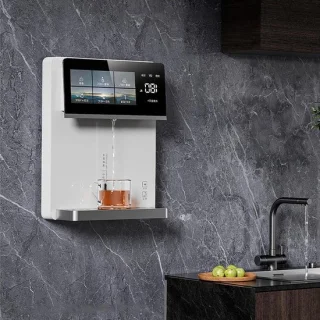 Heetwaterdispenser - warmwaterkraan - 310 mm - zilver