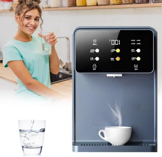 Heetwaterdispenser warmwaterkraan boiler met wandmontage - zwart