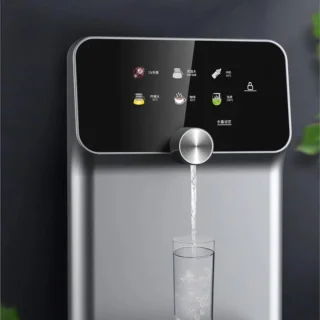 Heetwaterdispenser warmwaterkraan boiler met wandmontage - zwart