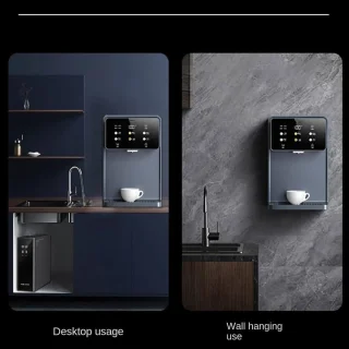 Heetwaterdispenser warmwaterkraan boiler met wandmontage - zwart