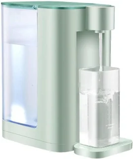 Heetwaterdispenser waterkoker aanrecht groen