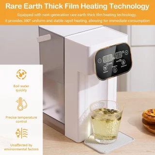Heetwaterdispenser – waterkokerfilter – 3 liter – wit