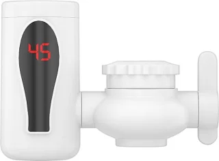 Heetwaterkraan Doorstroomverwarmer Wit