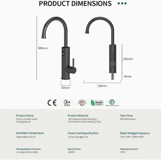 Instant Hot Water Tap