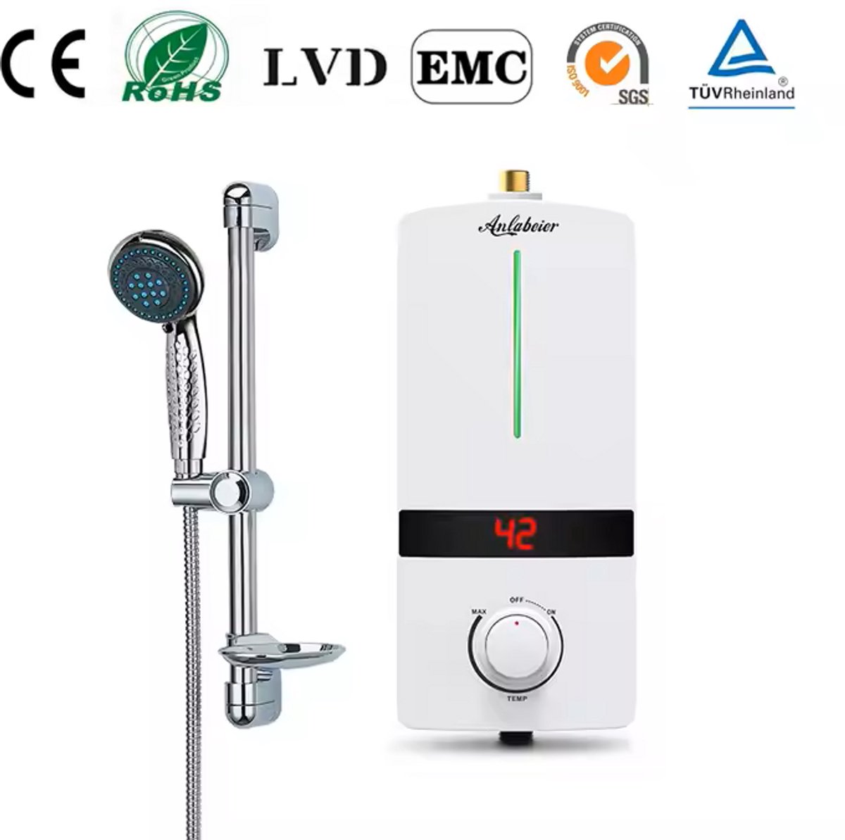 Instant Water Heater Electric Tankless - Shower & Kitchen
