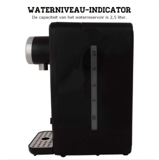 Instant Waterkoker 2.5L Warmwaterdispenser Zwart