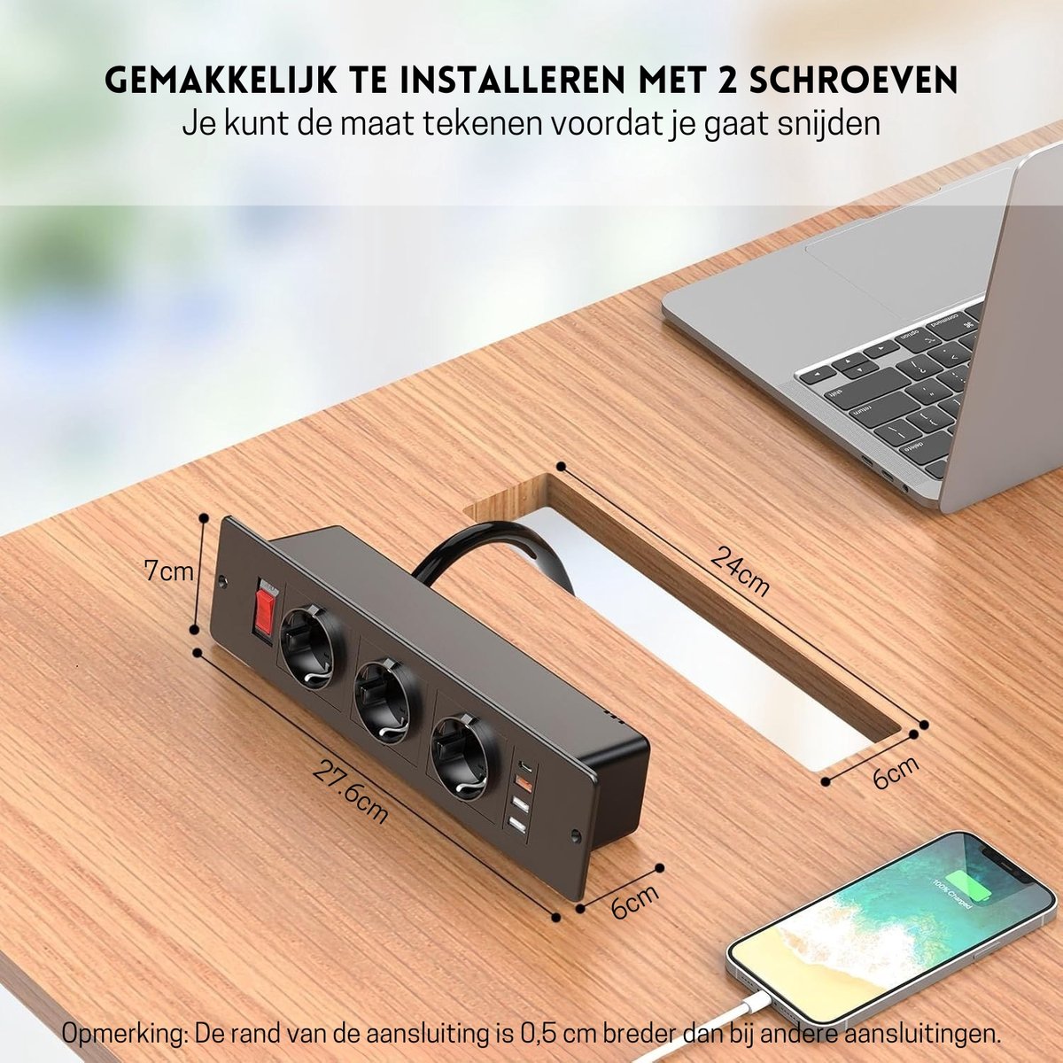 Intelectro Heetwaterdispenser 2.5L 2200W Zwart