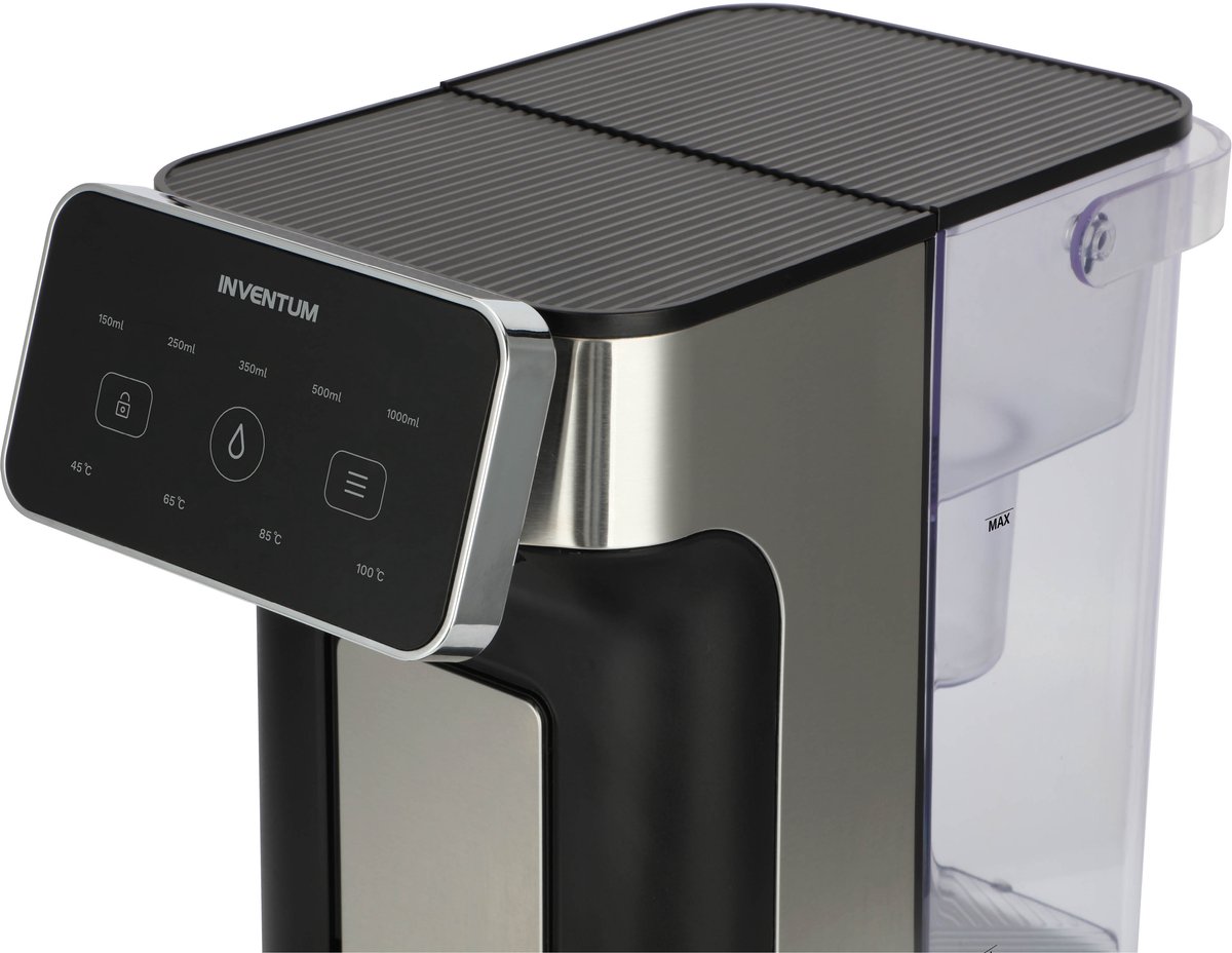 Inventum HWD725B Heetwaterdispenser Zwart/RVS