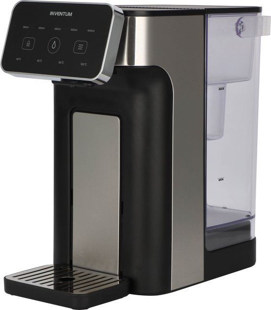 Inventum HWD725B Heetwaterdispenser Zwart/RVS