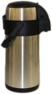 Isoleerkan Airpot Pompkan 3 L RVS Zilver