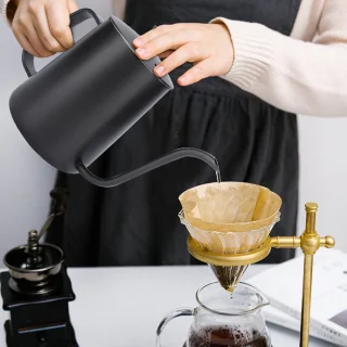 JeiibrZui Zwanenhals Waterkoker Zwart