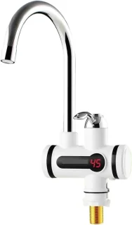 Keukenboilerkraan 3000W Zilver