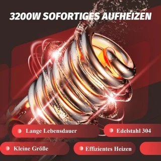 Keukenkraan met doorstroomboiler