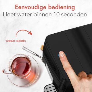 KitchenBrothers Heetwaterdispenser 2.5L Zwart