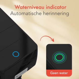 KitchenBrothers Heetwaterdispenser 2.5L Zwart