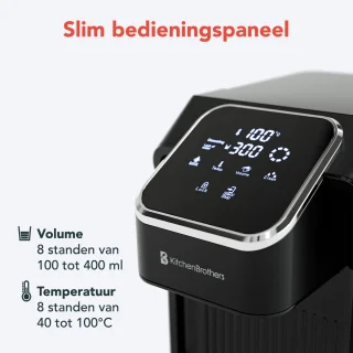 KitchenBrothers Heetwaterdispenser 2.7L Zwart