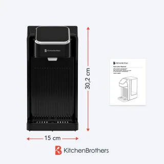 KitchenBrothers Heetwaterdispenser 2.7L Zwart