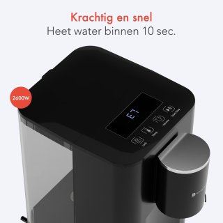 KitchenBrothers Heetwaterdispenser 2.9L Zwart