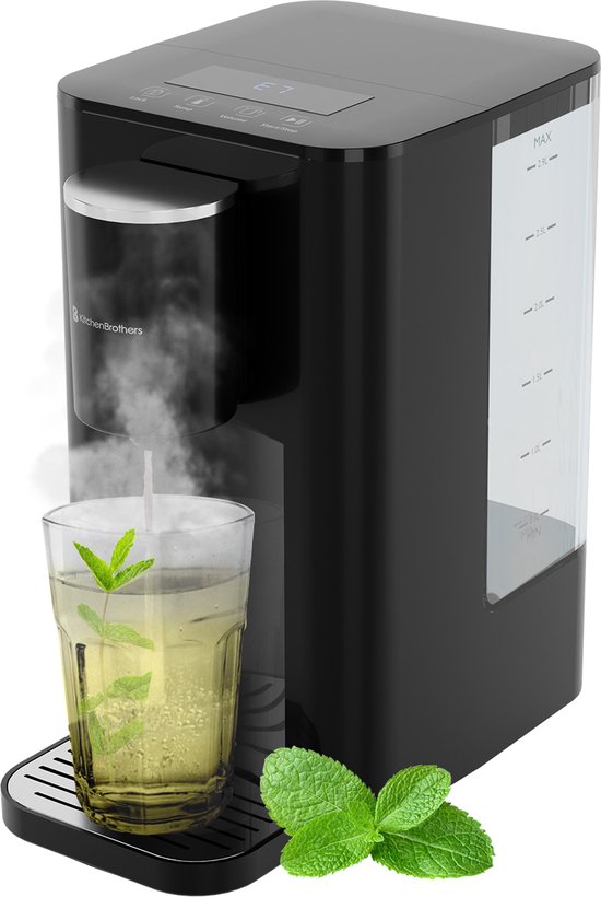 KitchenBrothers Heetwaterdispenser 2.9L Zwart review