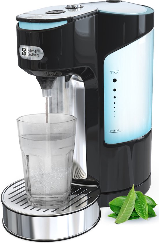 KitchenBrothers Heetwaterdispenser 2L RVS/Zwart